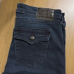 True Religion Women's Deep Blue Jeans